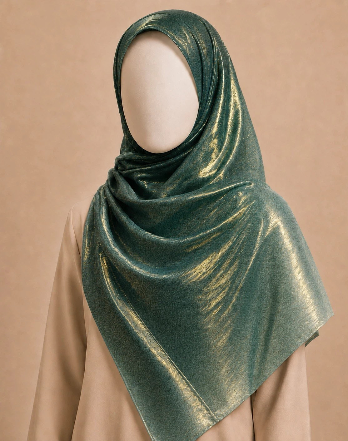 Metallic Hijab Scarf, jimmy choo. - photo 3