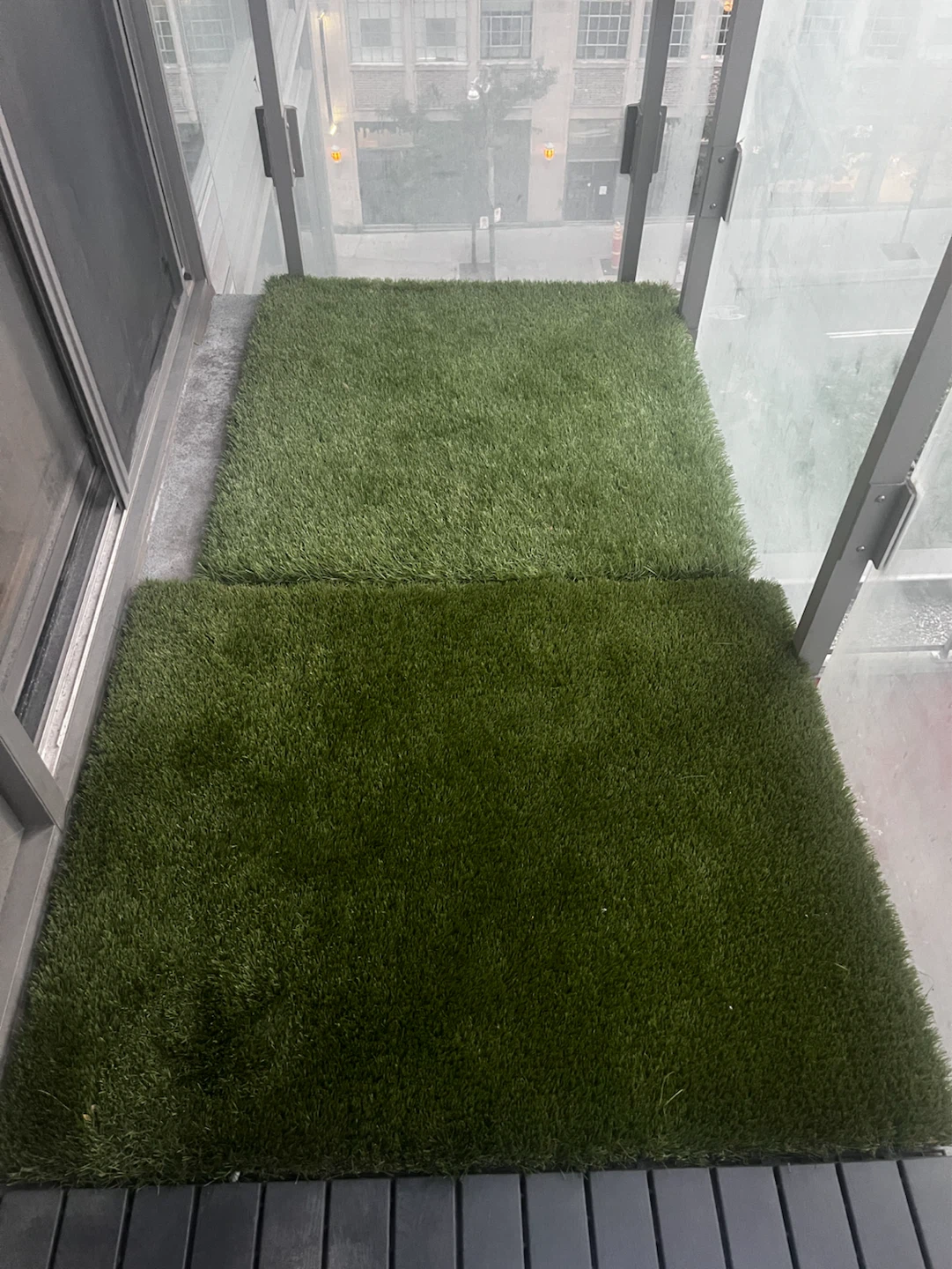 Balcony Artificial Grass Mats (2 Pieces)