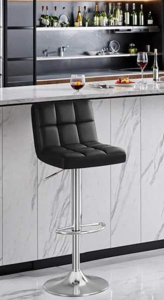 Adjustable PU Leather Bar Stool - BRAND NEW - photo 3
