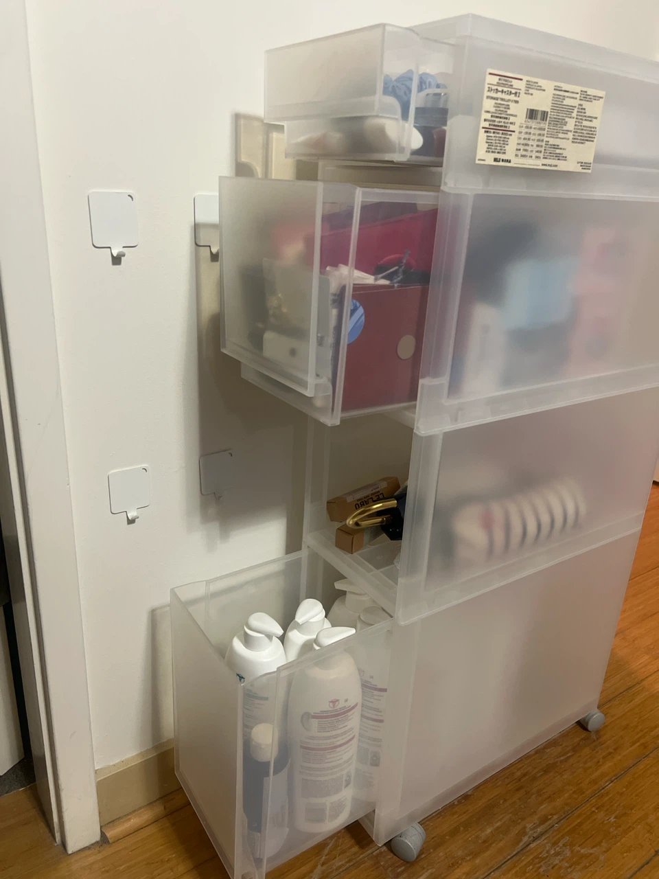 MUJI Polypropylene Stocker with Caster #3 (4 Tier) - photo 3
