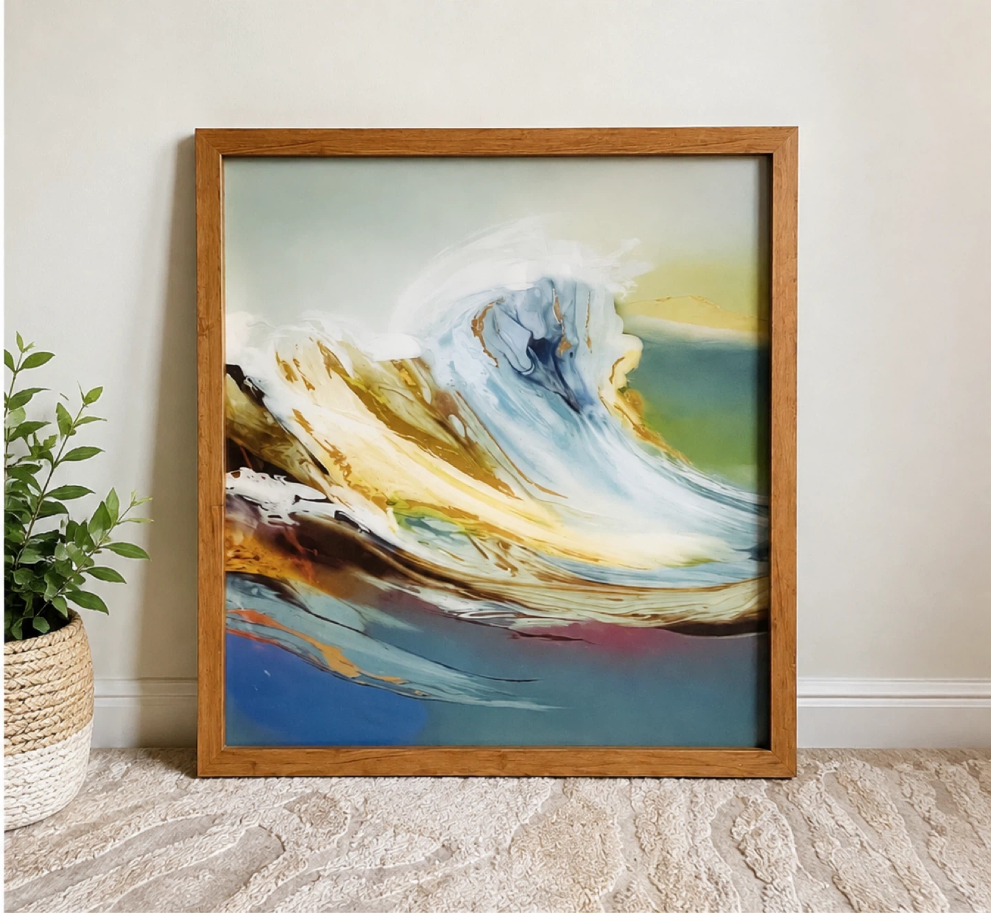Abstract Wave Art Print
