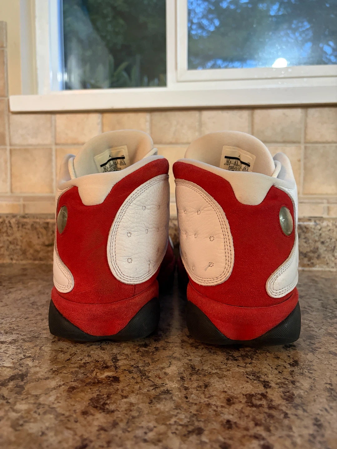 Air Jordan 13 Retro White Red Sneakers - photo 2