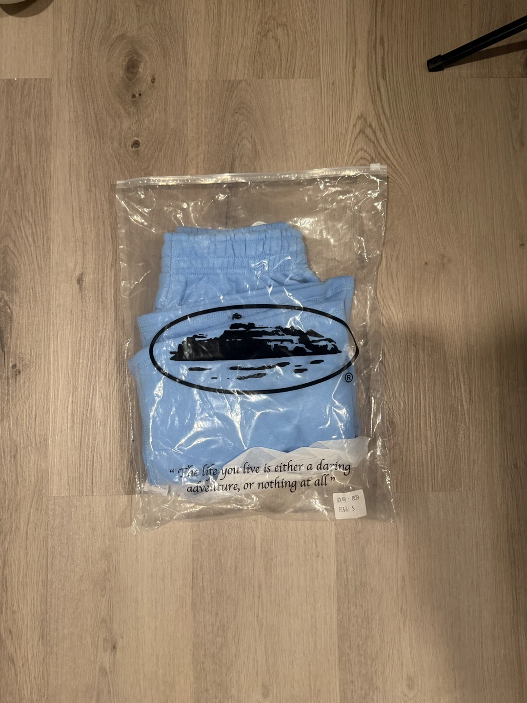 Blue light corteiz small size tag off