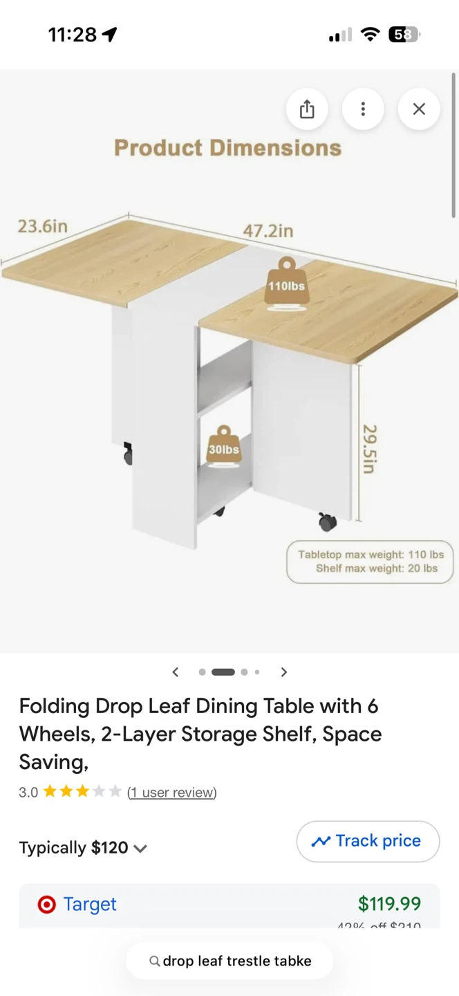 Foldable table - photo 3