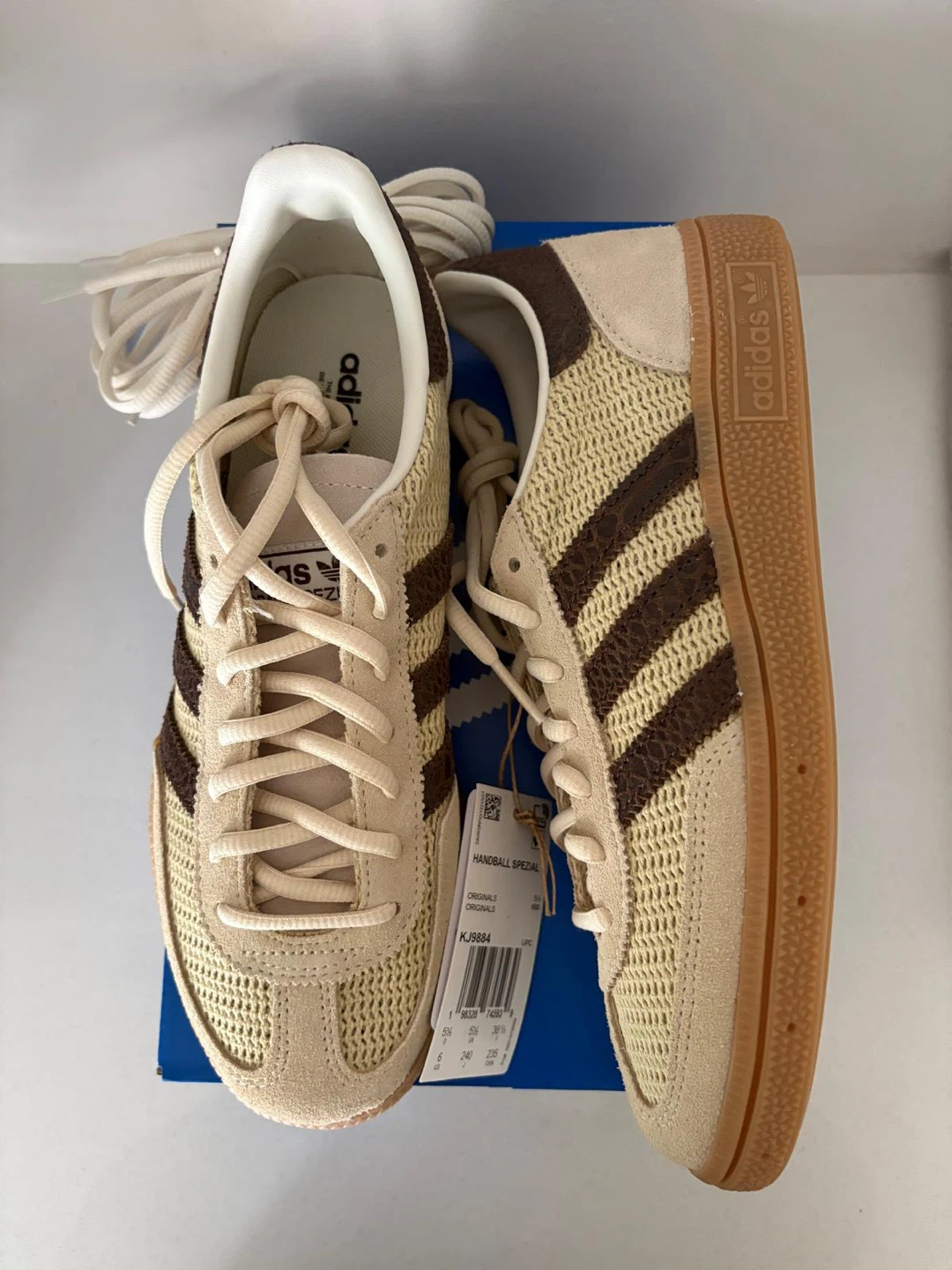 Adidas Handball Spezial Beige Brown Sneakers Men's Size 6 - photo 2