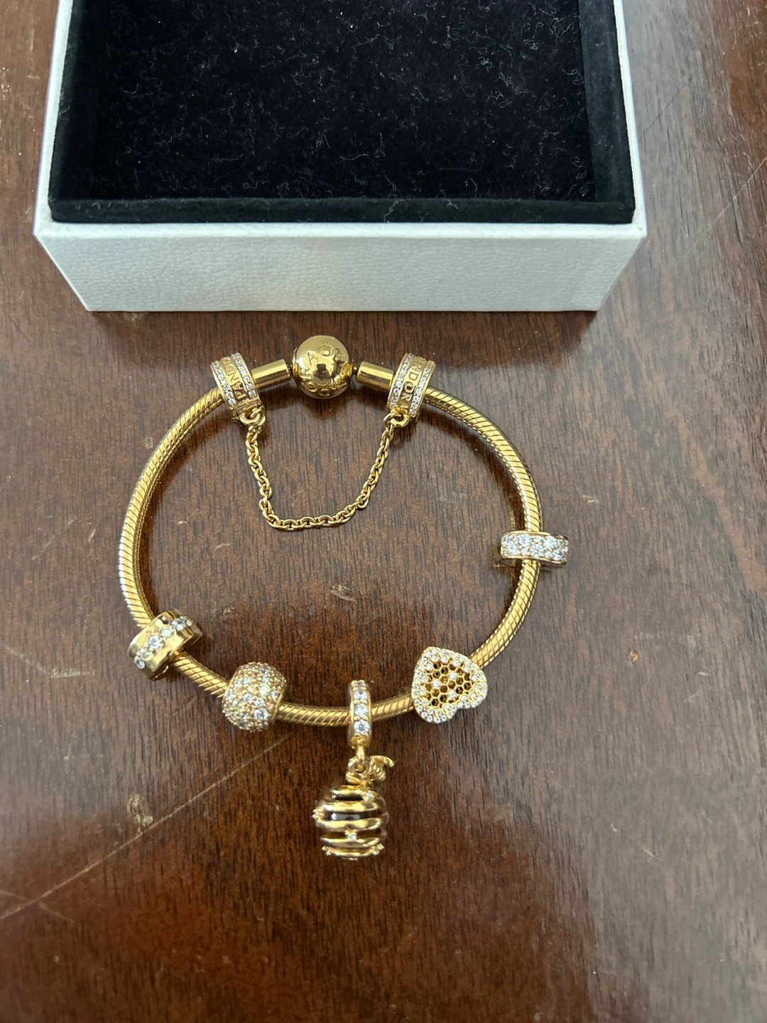 Pandora Gold Charm Bracelet with Charms - photo 2