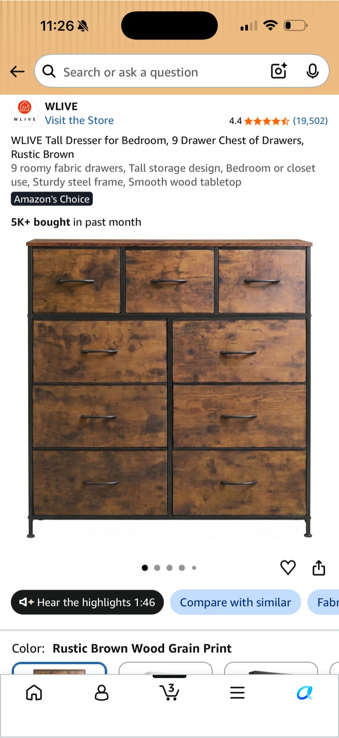 Move Out Sale✨ Desk, Dresser, Closet Rack, Office Chair - photo 2