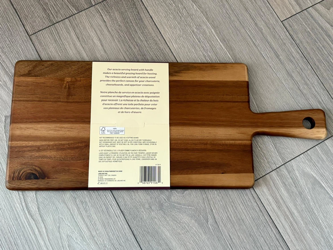 President's Choice Acacia Serving Board - photo 2