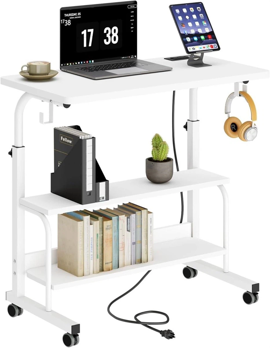 Adjustable Rolling Laptop Desk - photo 4