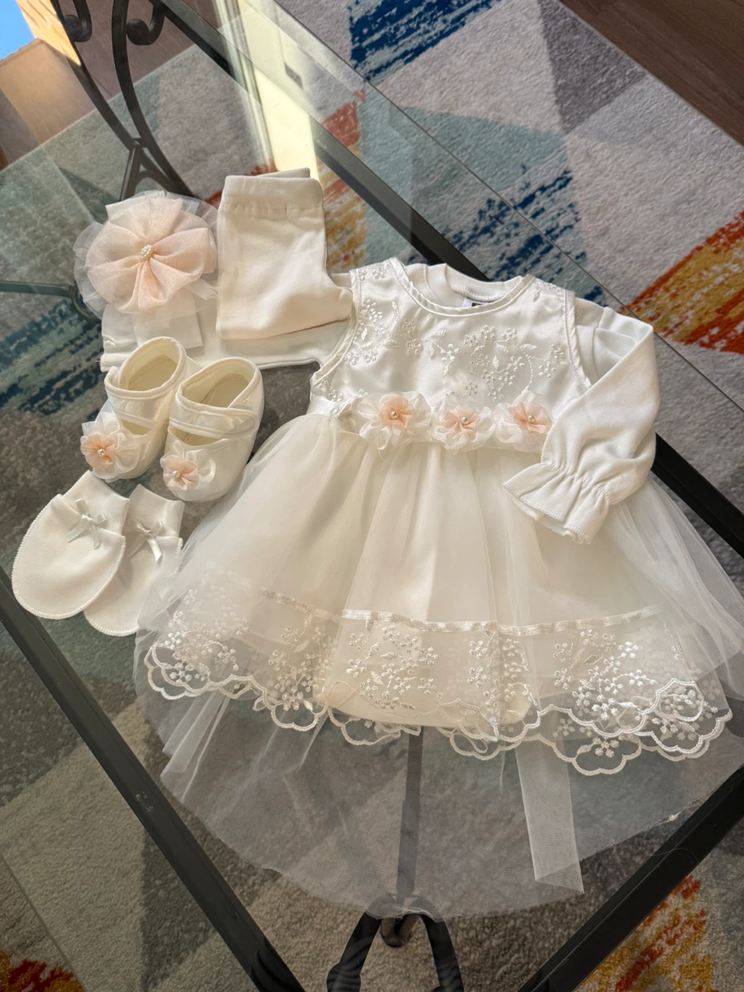 Baby Girl Christening Gown Set
