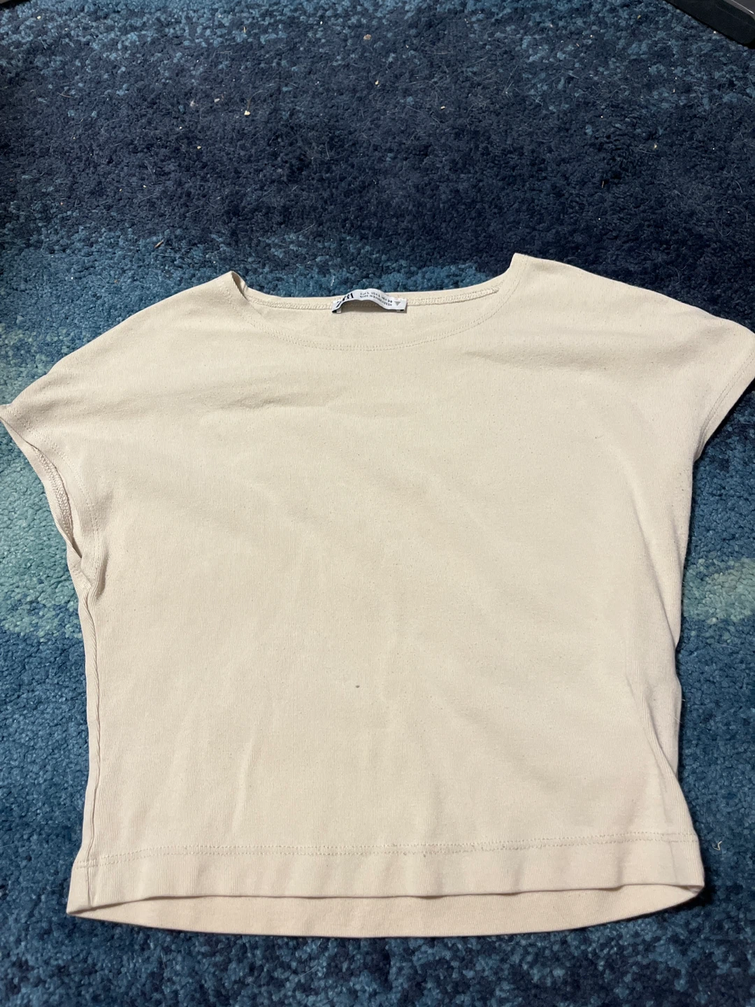Zara Beige T-Shirt