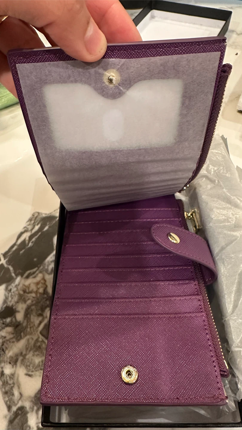 Purple Large Capacity Wallet with 16 Card Slots - photo 5