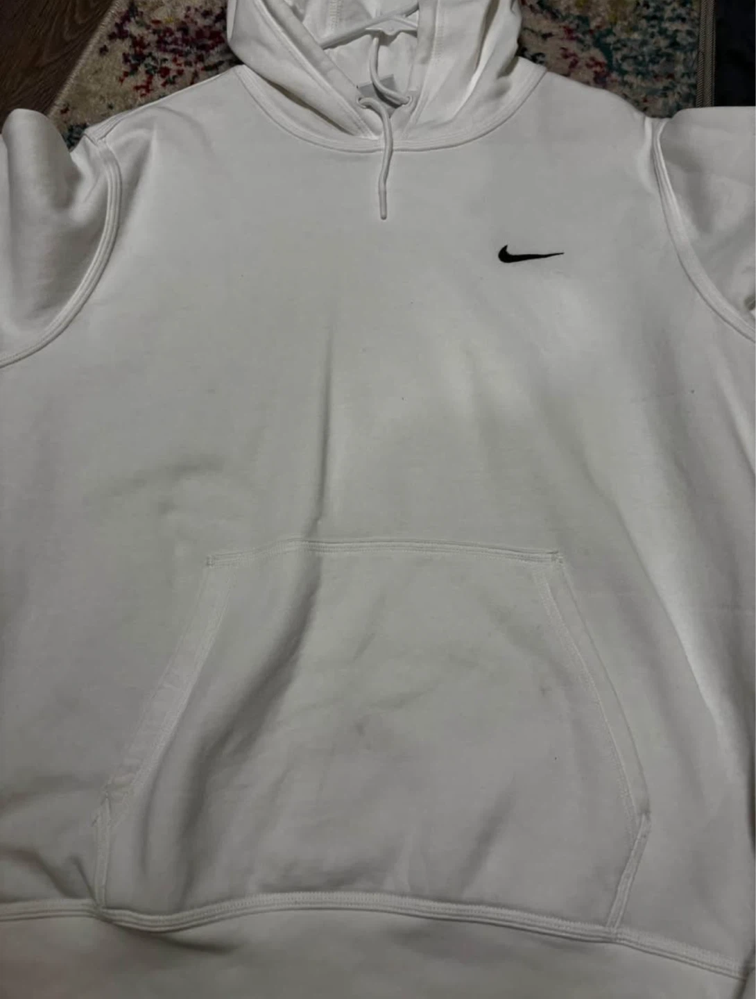 Nike Puffer Vest & White Hoodie Set