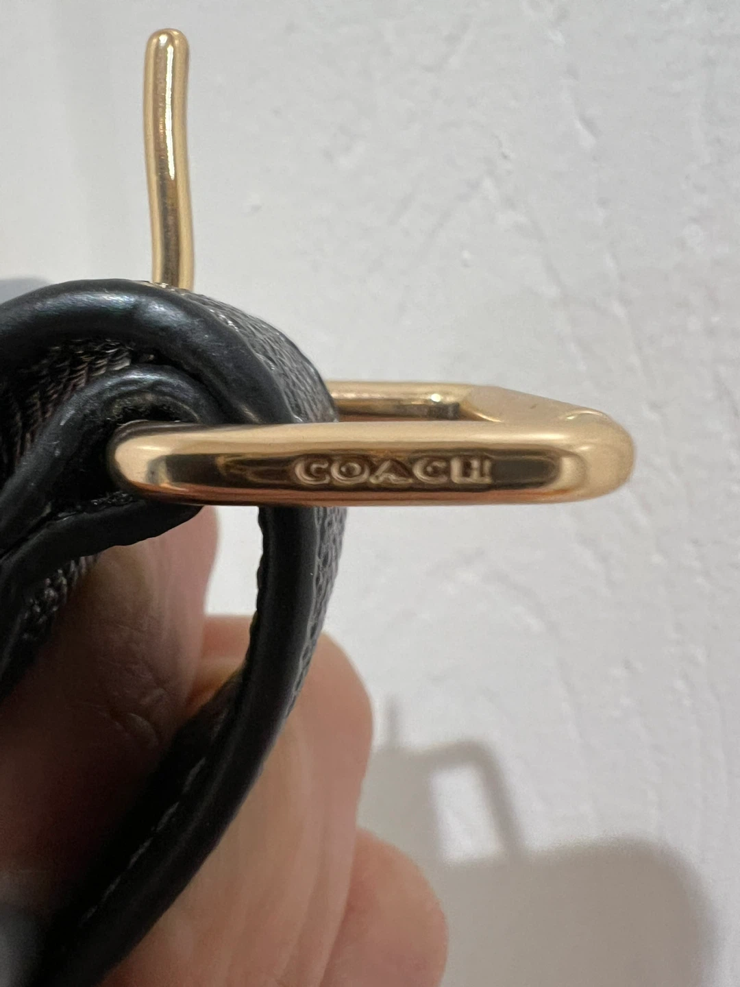 Coach Black Leather Strap - photo 3