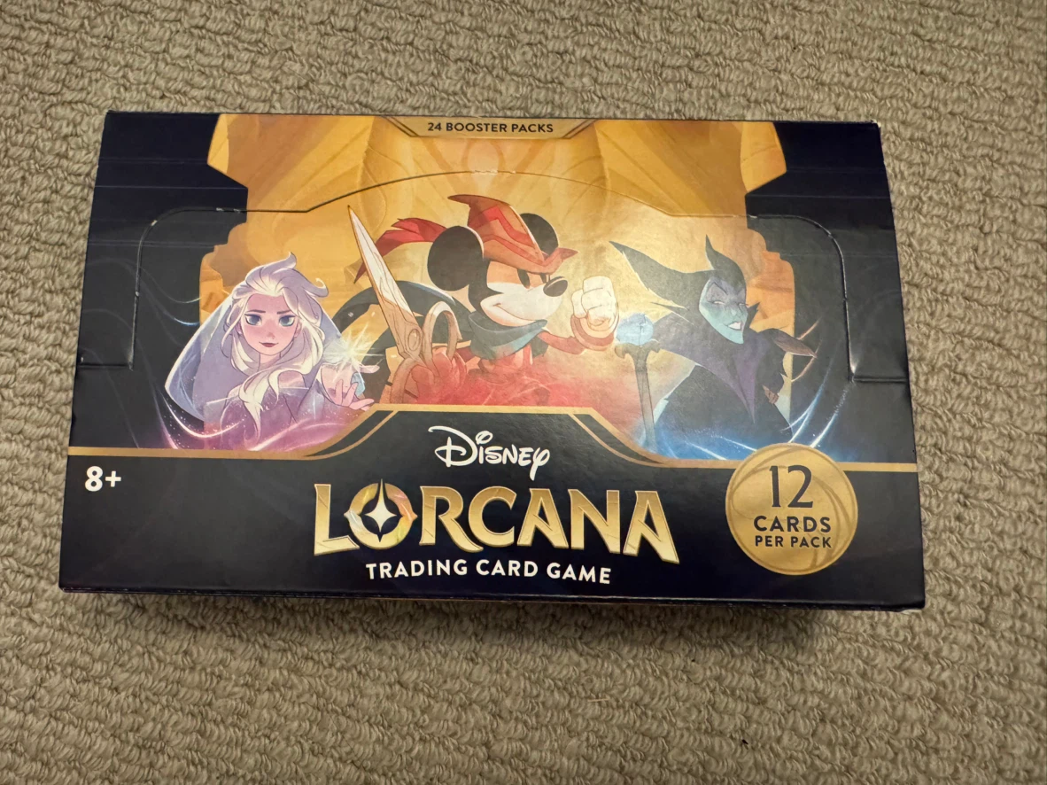 Lorcana first chapter booster box first print