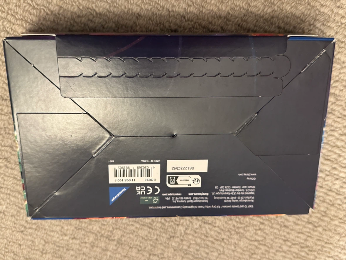 Lorcana first chapter booster box first print - photo 3
