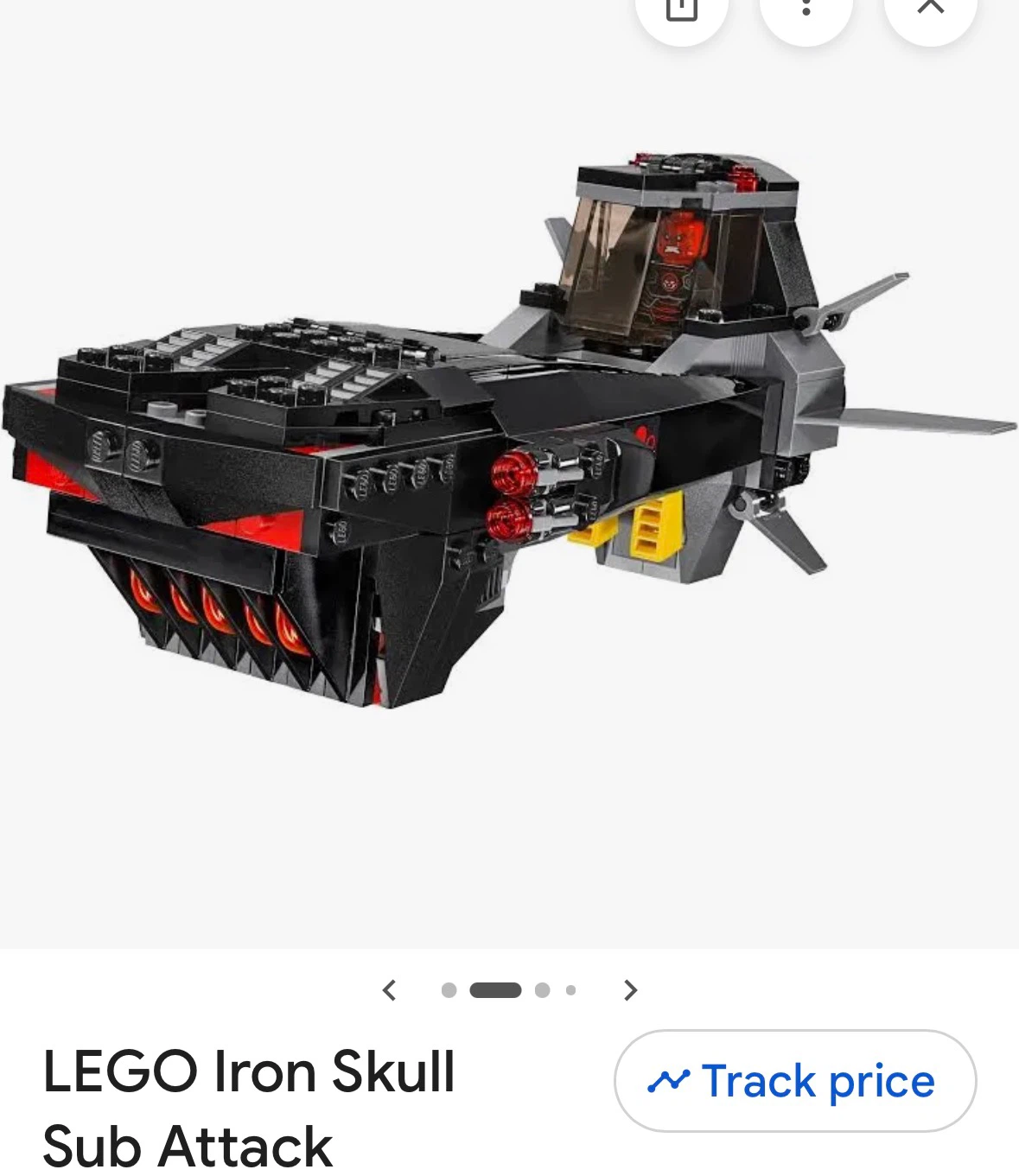 LEGO Marvel 76048 Iron Skull Sub Attack - Minifigs / 60% of sub - photo 5