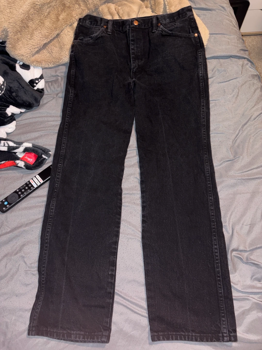 Wrangler Black Jeans 35x32