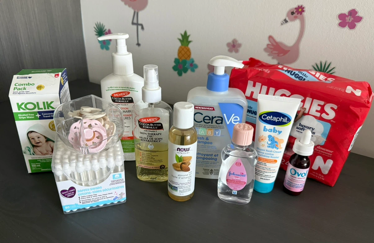Baby Care Bundle: Palmer's, CeraVe, Cetaphil, Huggies & More