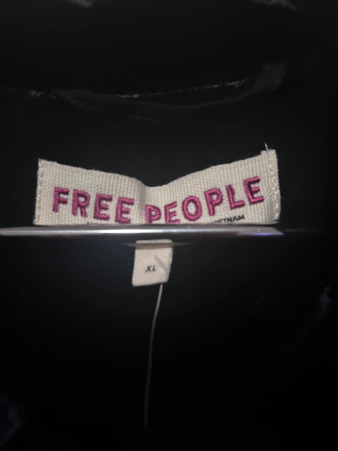 Free People Velvet Maxi Coat Black XL - photo 4