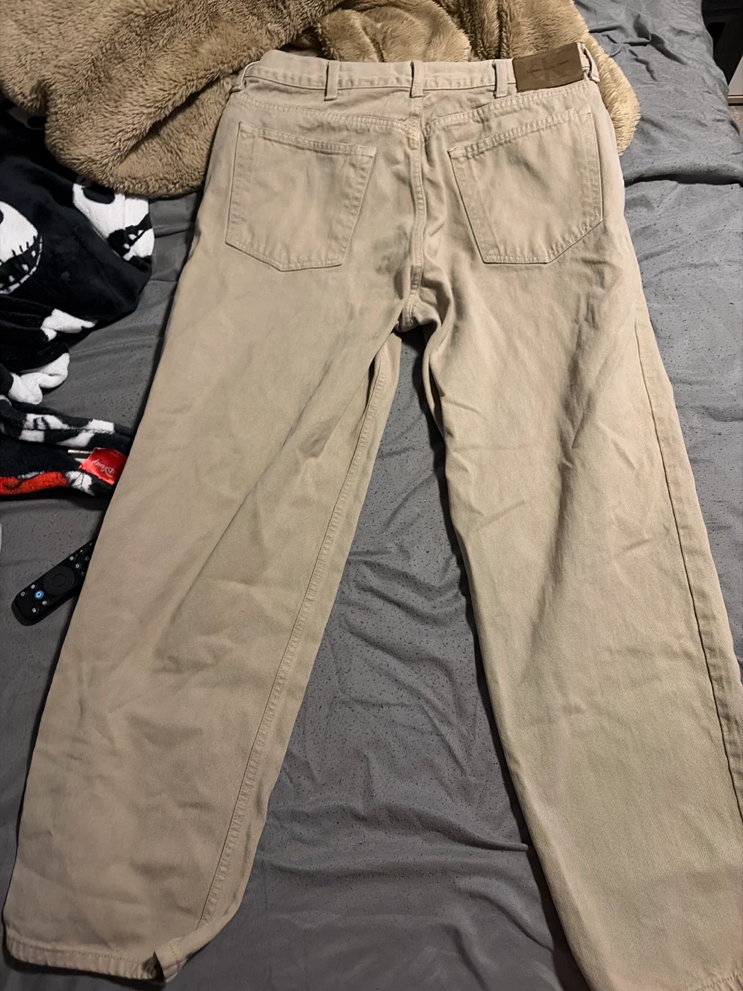 Calvin Klein Jeans Tan Straight Leg Pants - photo 3