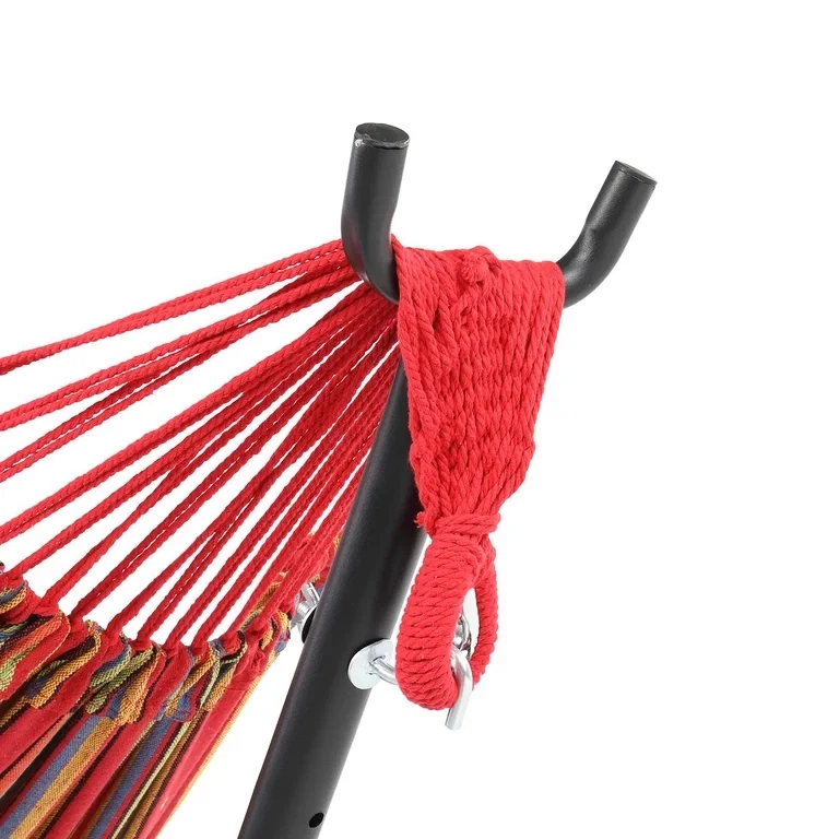 Striped Hammock with Stand - photo 3