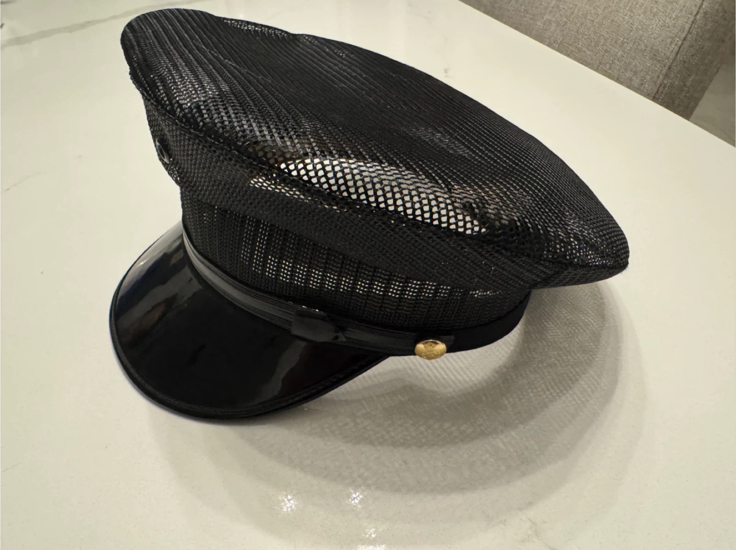 Vintage 80s CANADA POST Letter Carrier Uniform Mesh Dress Hat - photo 2