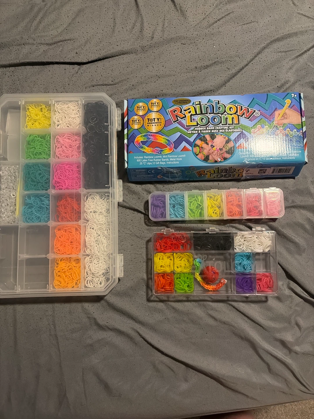 Rainbow Loom Bracelet Making Lot