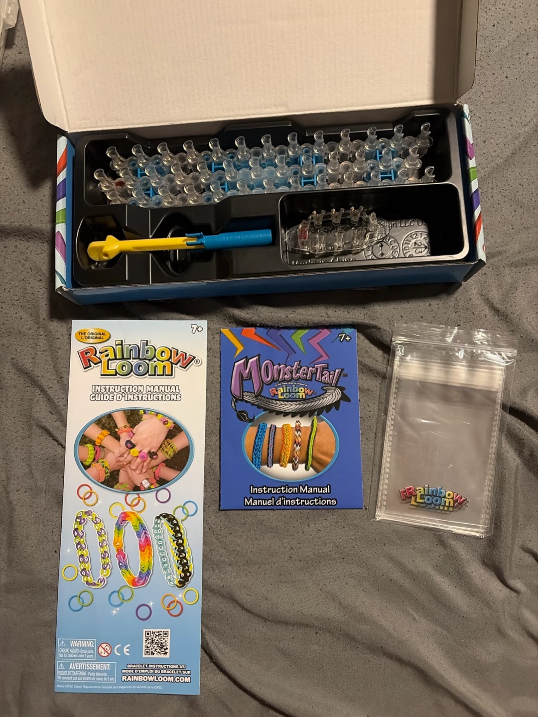 Rainbow Loom Bracelet Making Lot - photo 2