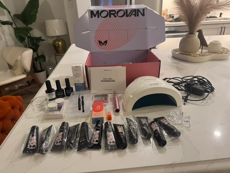 Morovan Poly Nail Extension Gel Kit With Extras - photo 2