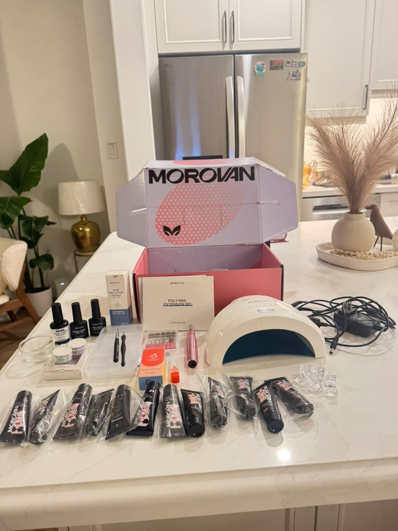 Morovan Poly Nail Extension Gel Kit With Extras - photo 3
