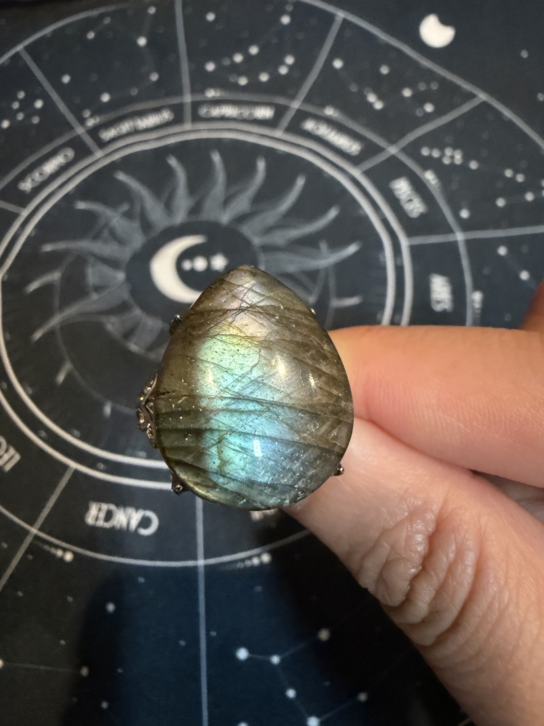 Labradorite Teardrop Ring - photo 2