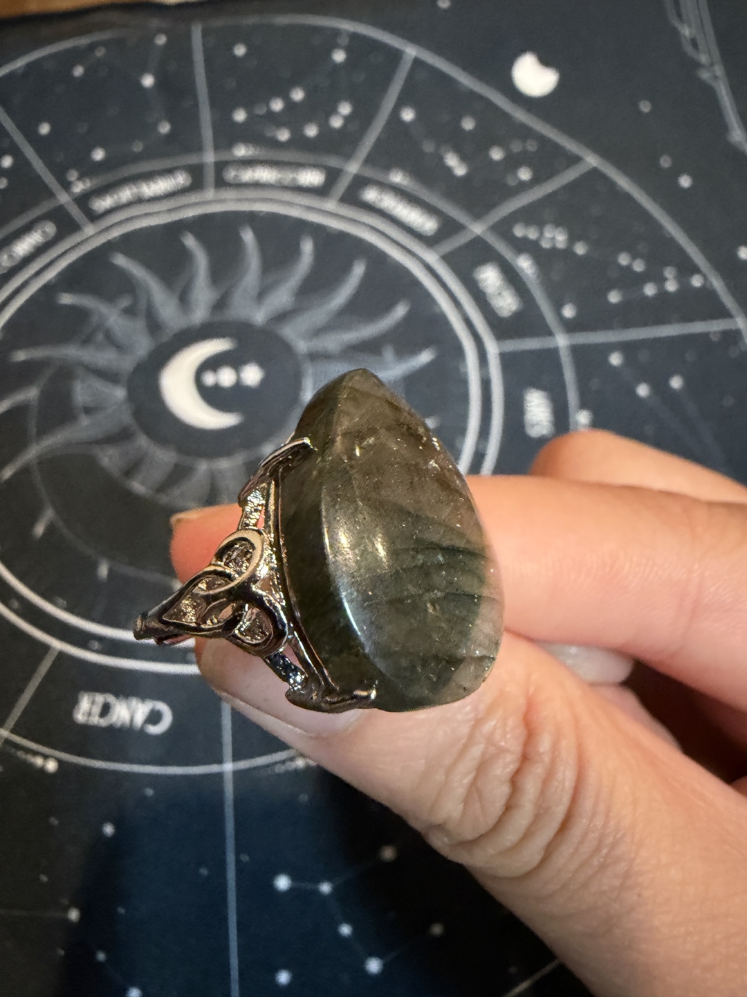 Labradorite Teardrop Ring - photo 3