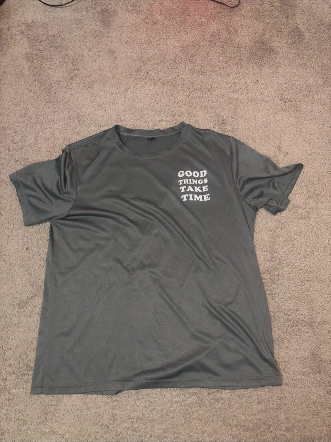MANFINITY "Good Things Take Time" T-Shirt Size M