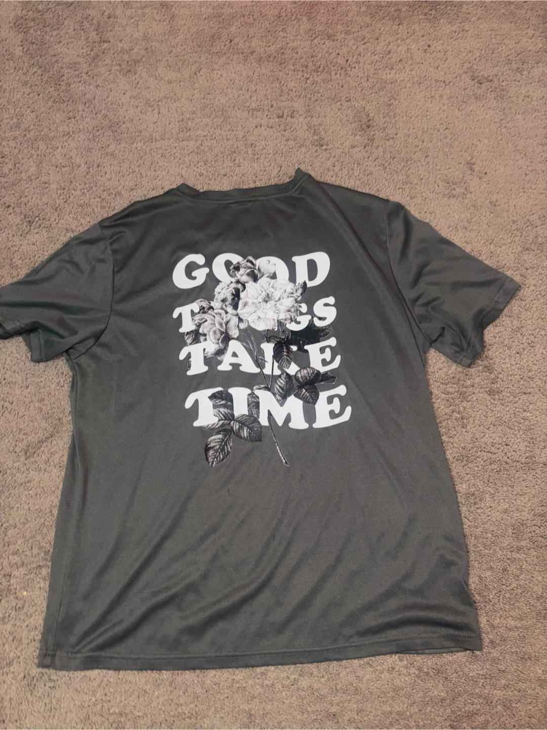 MANFINITY "Good Things Take Time" T-Shirt Size M - photo 2