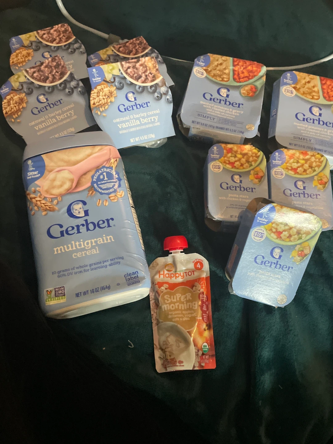 Gerber Pasta Stars with Chicken & Vegetables Baby Food (4 Count)