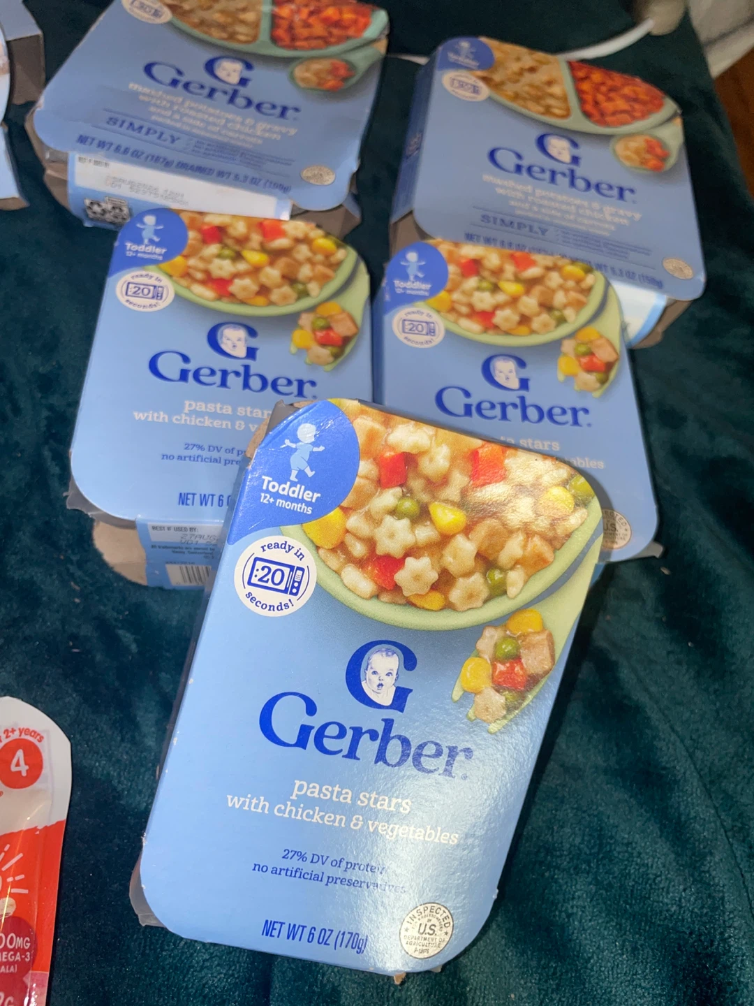 Gerber Pasta Stars with Chicken & Vegetables Baby Food (4 Count) - photo 5