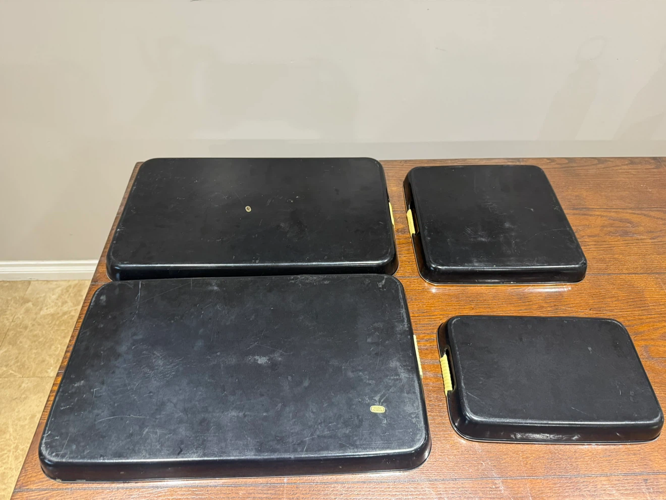 Black Lacquer Serving Trays - photo 2