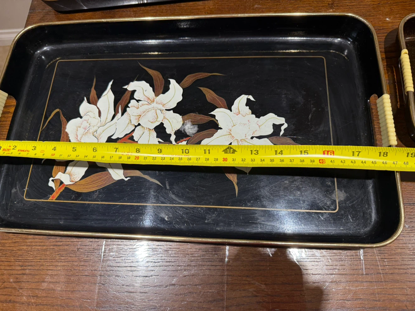 Black Lacquer Serving Trays - photo 4