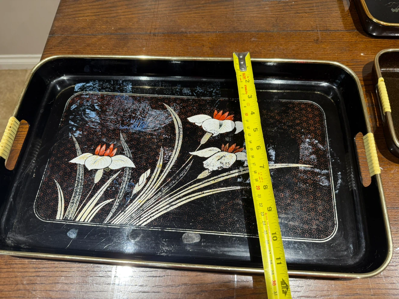 Black Lacquer Serving Trays - photo 5
