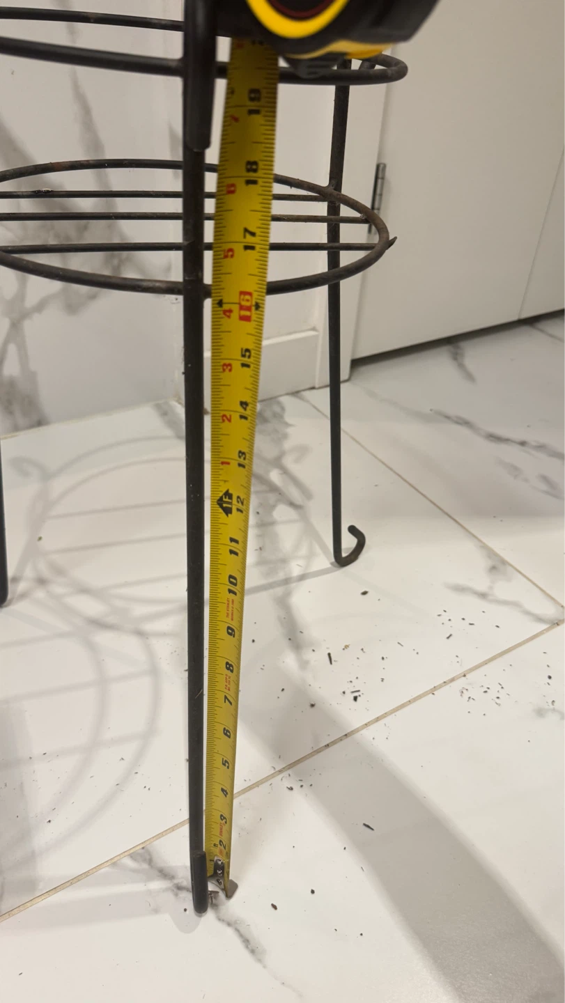 Black Metal Plant Stand - photo 4