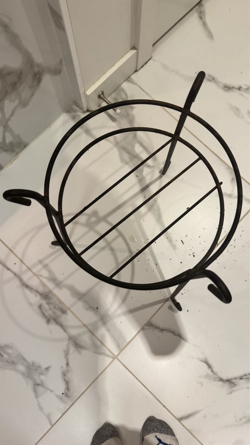 Black Metal Plant Stand - photo 3