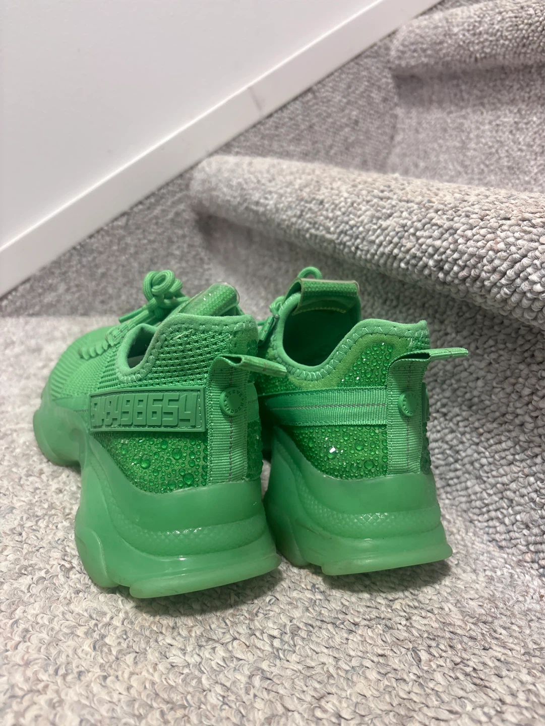 Steve Madden Green Rhinestone Sneakers - photo 2