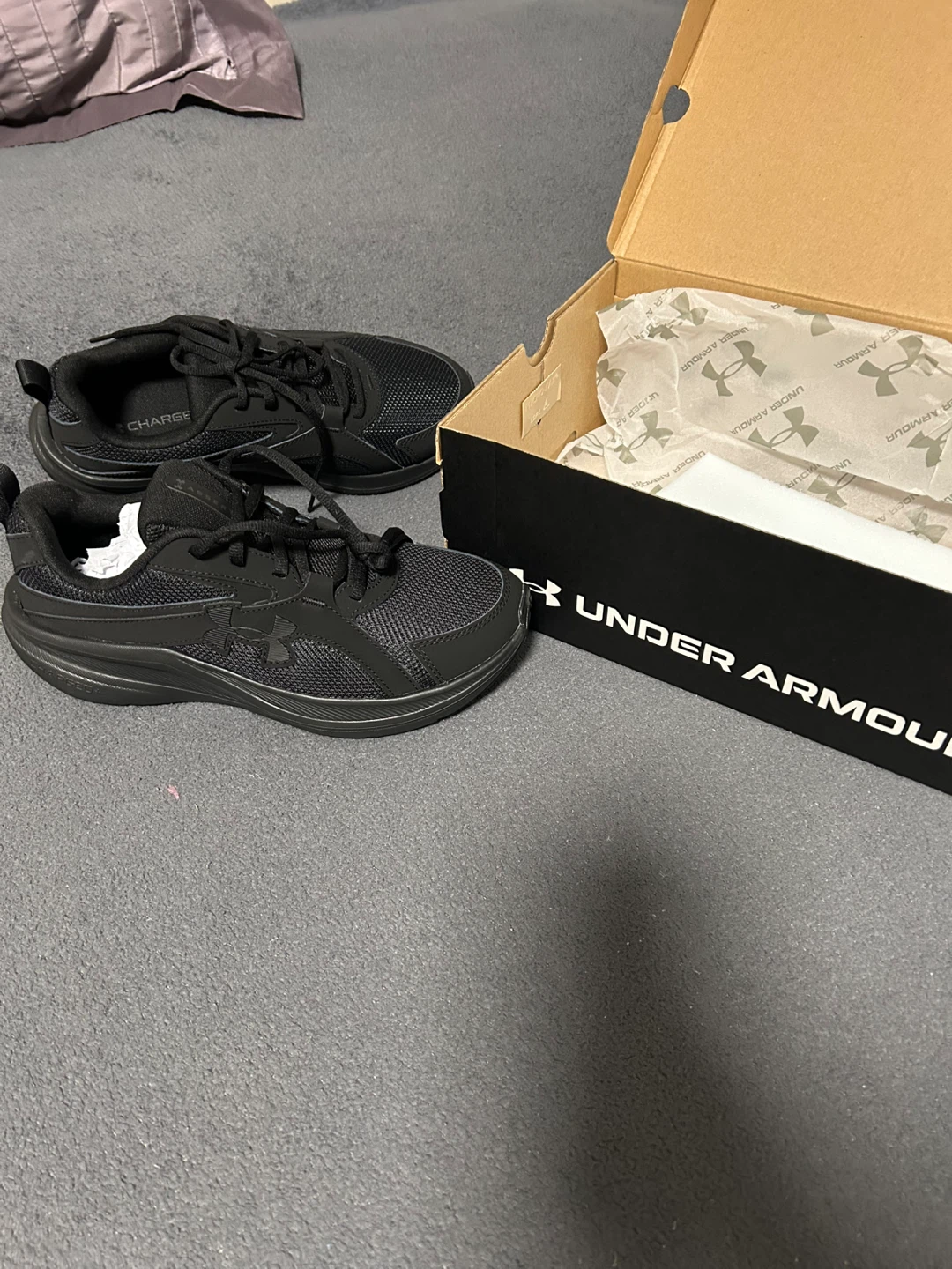 Under Armour Black Running Shoes