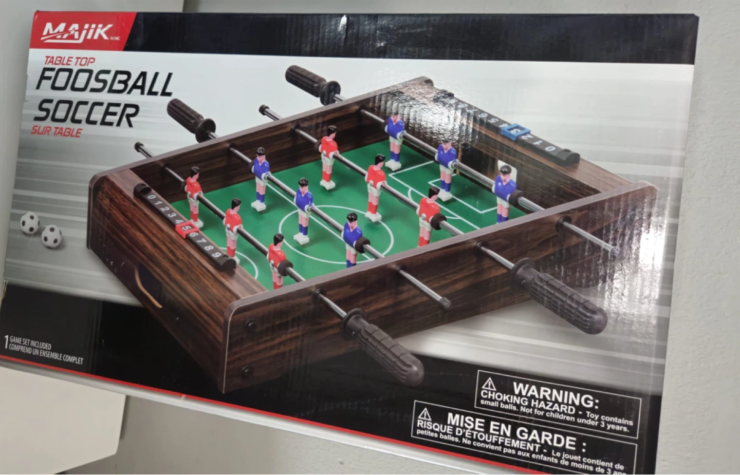 Majik Table Top Foosball Soccer Game
