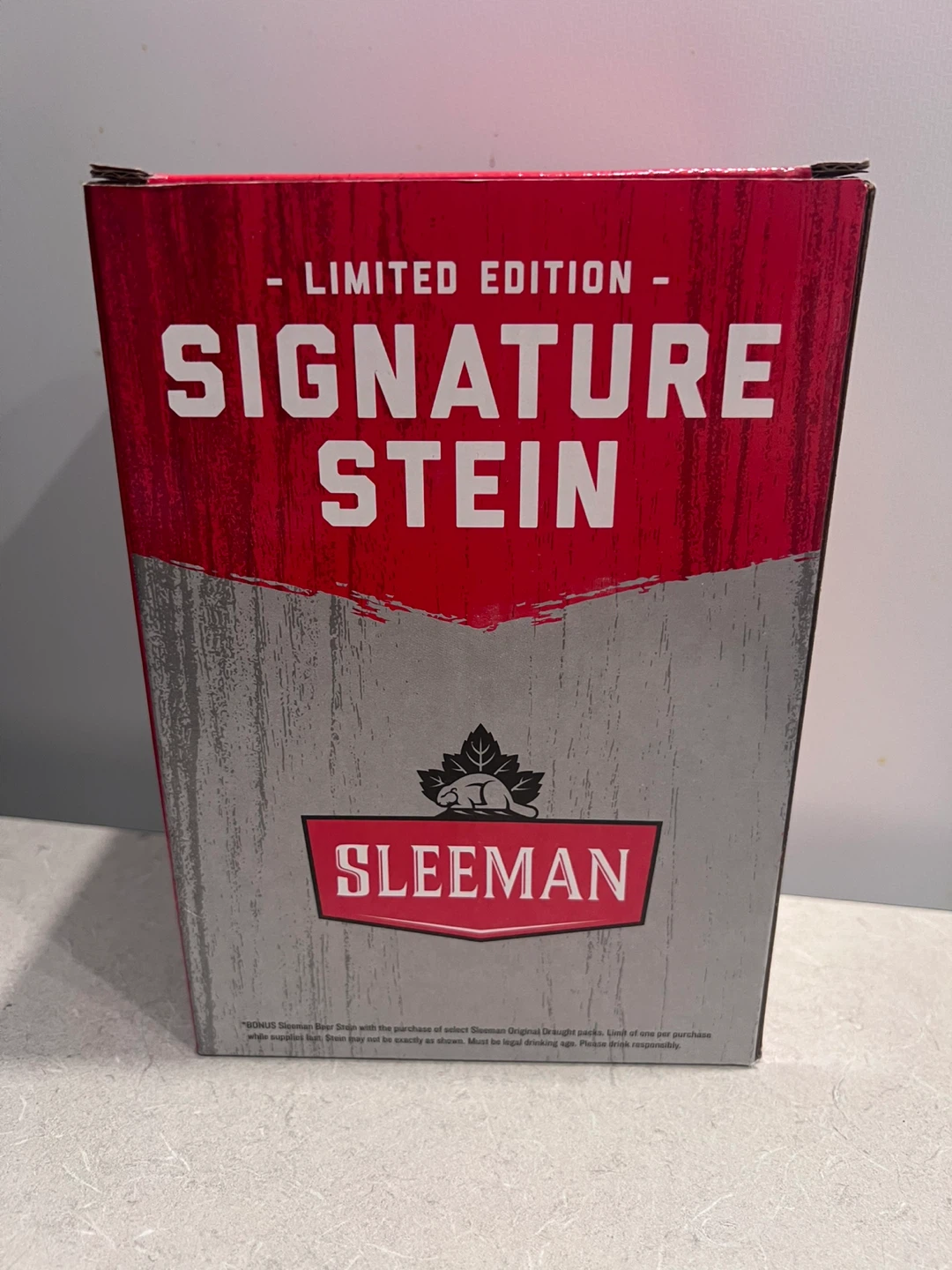 Sleeman Signature Limited Edition Beer Stein 1L, four avail - photo 3
