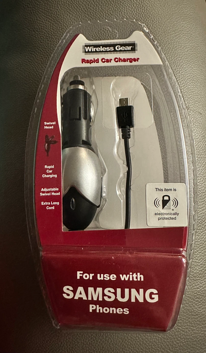 Wireless Gear Rapid Car Charger for Samsung Phones