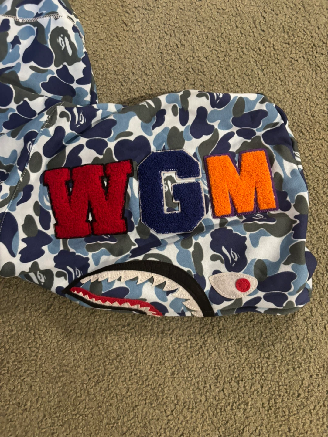Bape hoodie light blue (fits XL) - photo 2