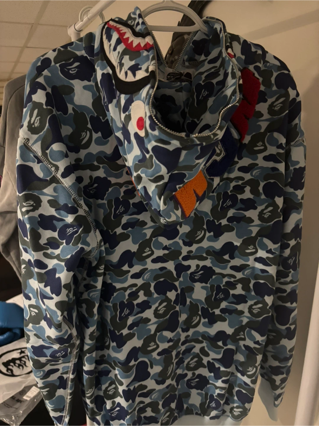 Bape hoodie light blue (fits XL) - photo 3