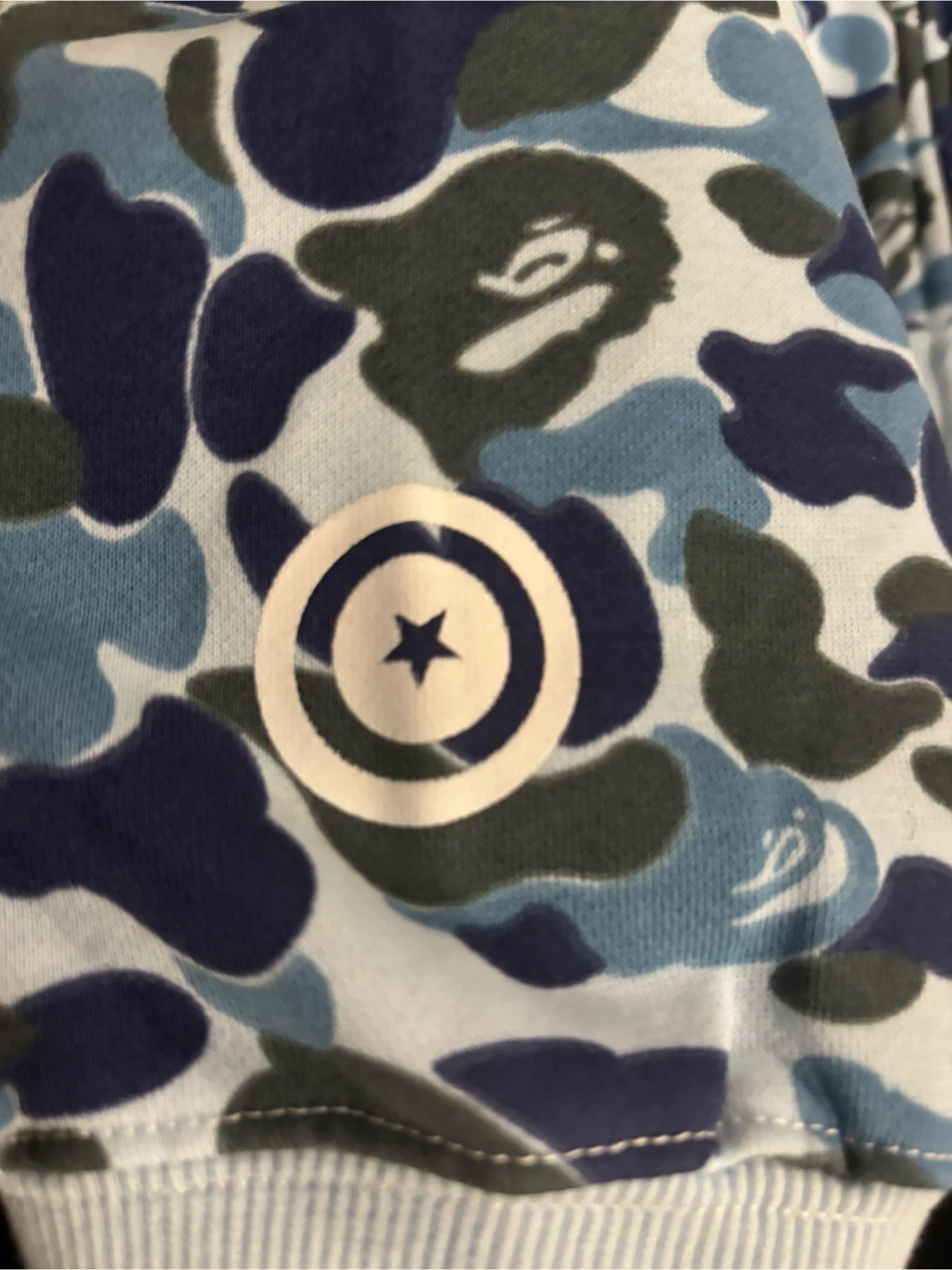 Bape hoodie light blue (fits XL) - photo 4